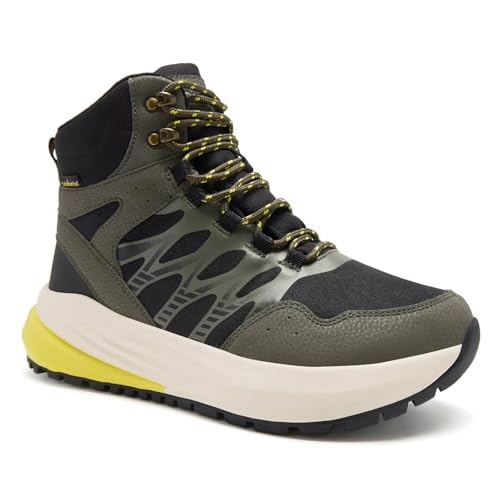 Best Hiking Boots for Wide Flat Feet: Top Picks & Reviews 14 Men's Orthopedic Wide Backpacking Hiking Boots: Arch Support Orthotic Flat Feet Plantar Fasciitis Foot Pain Relief Ankle Boots, Leisure Waterproof Outdoor Travel Non Slip Trail Sneakers Green Size 8