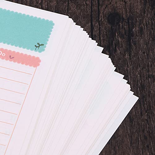 image for TOYANDONA 1pcs A5 Refill Paper, 6-Ring A5 Daily Task Planner Insert, A