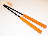 Palos para diábolo Henrys Diabolo, Unisex niños, Negro y Naranja, 350mm
