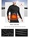 Dalavch 5 Pack Thermal Compression Shirts for Men Mock Turtleneck Long Sleeve Running Undershirt Base Layer Tops for Winter 3 Black 1 Heather Grey 1 White Medium
