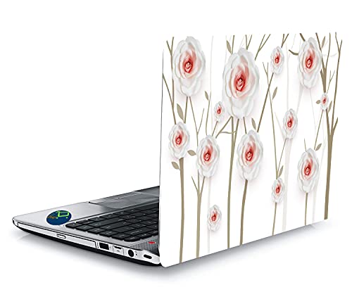 Image of QTH Flower Dynamic Design Laptop Sticker 15 Inch QTH-L7-0683
