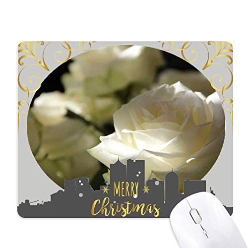 Tapis de souris rose blanche sombre grande taille pour éviter les glissements la nuit de noël
