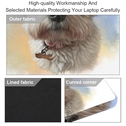 Maletín laptop contra impactos bolso bandolera Shih Tzu para ordenador 36.7 cm 4
