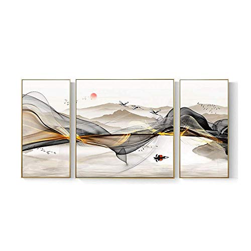 Peinture en porcelaine au design abstrait pour mur de salon