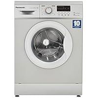 Panasonic 6 kg Fully-Automatic Front Loading Washing Machine (NA-106MC2L01, Silver, Inbuilt Heater)