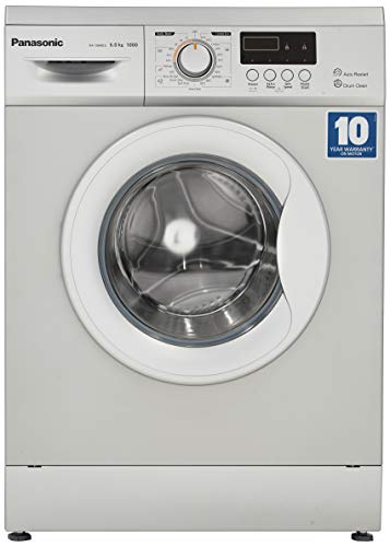 Panasonic 6 kg Fully-Automatic Front Loading Washing Machine (NA-106MC2L01, Silver, Inbuilt Heater)