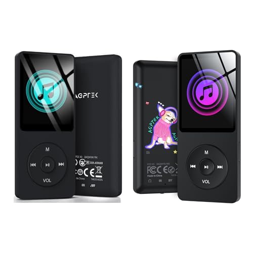 AGPTEK A02S 16GB MP3 Player, Family Set