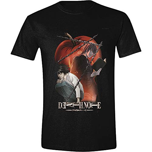 Death Note: Chained Notes Black (T-Shirt Unisex Tg. 2XL)