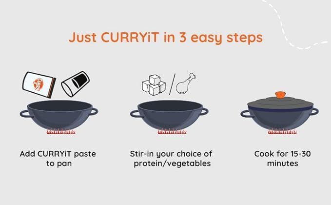 CURRYiT Preservative Free Ginger Garlic Paste 450g | Adrak Lahsun Paste for Cooking | Fresh & Pure | Homemade Taste & Quality | Thick & Coarse | Pack of 3 - Image 8 thumbnail