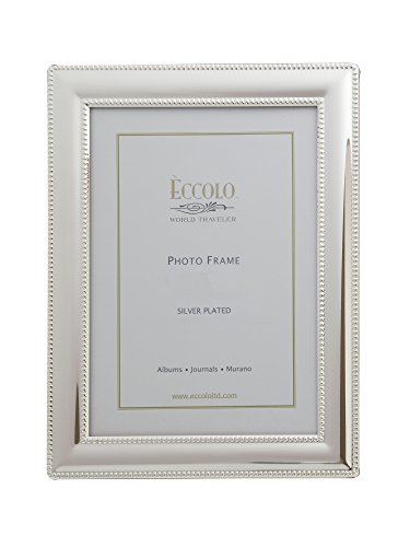 Eccolo Smooth Beaded 4x6 Picture Photo Frame