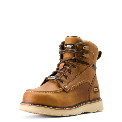 Image of ARIAT Women's Rebar Wedge Moc Toe Waterproof Work Boot