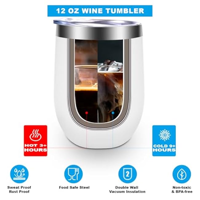 Vacation Trip Gift, Fairytale Fans Coffee Mug, Mouse Family Trip Snacks, Fairy Tales Gifts, Cartoon Character Lover Gift, Mouse Ice Cream, 12 oz Stainless Steel Coffee Wine Tumbler Cup with Lid