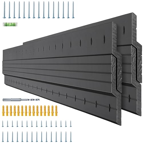 Black French Cleat Hanger Kit - Heavy Duty