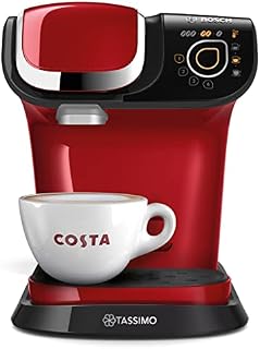 Tassimo Bosch My Way 2 TAS6503GB Coffee Machine, 1500 Watt, 1.3 Litre - Red