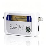 TV Signal Finder, TV Antenna Signal Strength Meter, Mini Finder Digital Aerial Terrestrial Signal Strength...