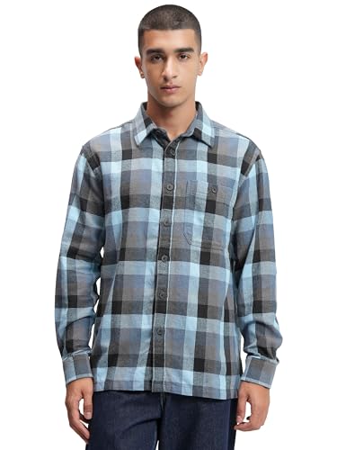 Image of Highlander Men's Casual Shirt | Checked | Slim Fit | Trendy & Modern Appeal
