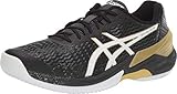 ASICS Men's Sky Elite FF Volleyball Shoes, 10, Black/White