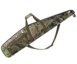 RAVOINCC Rifle Case Soft Shotgun Cases - Water Resistant Gun Carry Bag for Scoped Rifles with 3 Accessory Pockets Adjustable Shoulder Strap Available Length in 46 52 Inch (forest Green, 52inch)