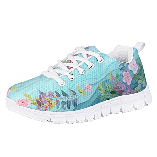 Yzaoxia Kids Girls Running Sneakers Sport Shoes Comfortable Walking Athletic Shoes Size 11-5
