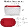 LOUKAYCCI Waterproof Quilted Purse Organizer Insert for LV Speedy 30 Bag - 4