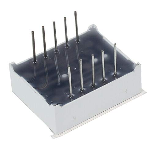 RANDWICK 5 Pcs Common Cathode 10 Pin 2 Bit 7 Segment 0.4