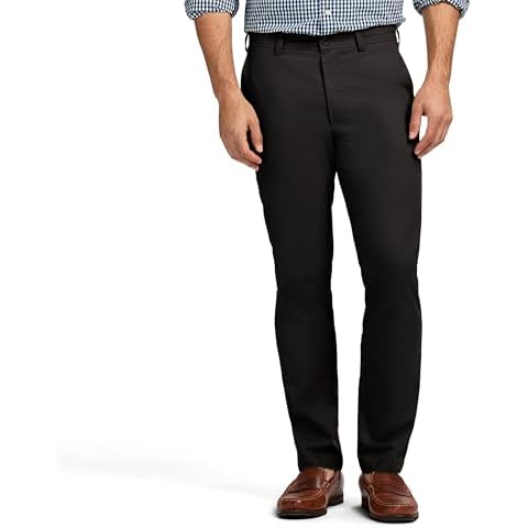 Izod Men's American Chino Flat Front Pants Cover