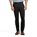 IZOD Men's American Chino Flat Front Straight-Fit Pant, Black, 42W x 30L