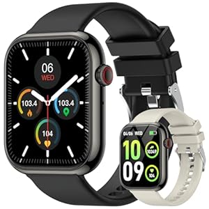 Smart Watch for Men Women Fitness: Waterproof Make/Answer Call Smart Watches for Men Digital Mens Watches Running Step Tracker Smartwatch Android Phones iPhone Samsung Compatible Heart Rate Monitor