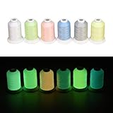 Simthread Glow in The Dark Embroidery Machine Thread (550Y 6C)
