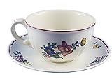  Villeroy & Boch Alsace Teetasse / Teegedeck 2 Tlg. grüner Stempel