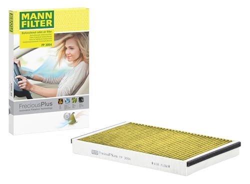 MANN-FILTER Fp 3054 Filtro Aria Cabina - Freciousplus Filtro Antipolline Biofunzionale - Per Autovetture + Veicoli Commeriali