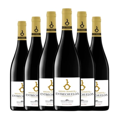 Entrechuelos Chardonnay Vino de la Tierra de Cádiz Joven 75 cl Vino blanco (Caja de 6 Botellas de...