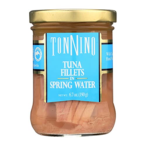 Tonnino Tuna Fillet in Spring Water 6.7 ounces (Pack of 6)