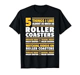 I Love Rollercoasters I Coaster Enthusiast I Roller Coaster T-Shirt