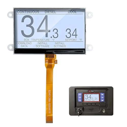 Image of 76-50248-00-AM LCD Display Replacement for Carrier Transicold X4 7500 7300 6500 Refrigeration Unit | 765024800AM Screen Display Panel
