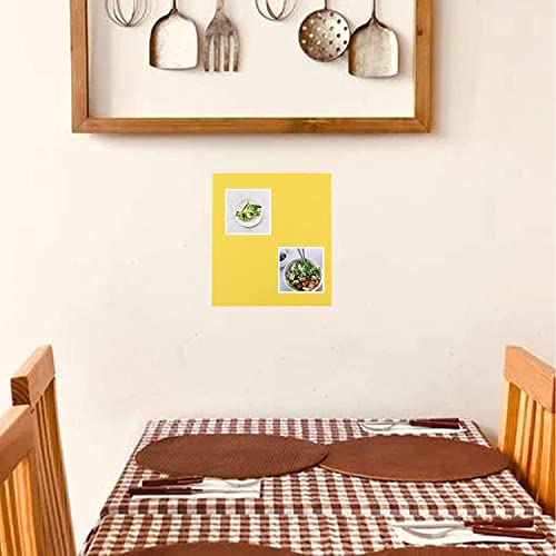 Image of Savita 5Pcs 10x9 Inch 3mm Thick Felt Sheets, Stiff Felt Hard Craft Fabric Squares for Kids DIY Crafts Patchwork Embroidery Sewing Crafting Project (Yellow)