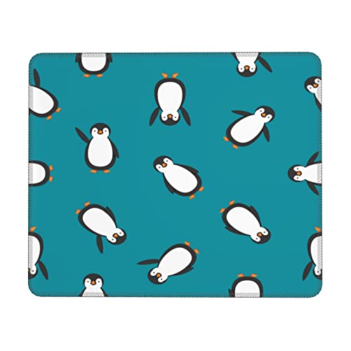Netter Pinguin Mauspad Karikatur Mauspad Mit Rutschfester Gummibasis Für Gaming-Büro-Laptop-Computer 9,5 X 7,9 Zoll Cover