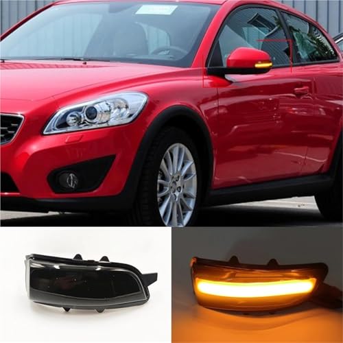 Intermitentes dinámicos LED de espejo para Volvo S40 S60 S80 C30 V50 V70 2