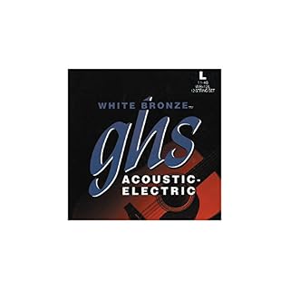 Ghs WB/12L Bronze Alloy-52 Light (12 String) Blanc - Les Beatles, Paul McCartney, John Lennon, RIngo Starr, George Harrison