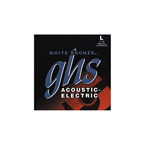 Ghs WB/12L Bronze Alloy-52 Light (12 String) Blanc - Les Beatles, Paul McCartney, John Lennon, RIngo Starr, George Harrison Ghs WB/12L Bronze Alloy-52 Light (12 String) Blanc