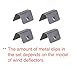 2x Deflectores de Aire Compatible con Renault Clio IV Mk4 2012-2019 5-puertas...