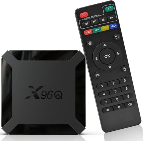Android TV Box X96Q 4K: TV Box Android 10.0 1GB RAM 8GB ROM H313 Quad Core Cortex A53 Media Player Box Android TV