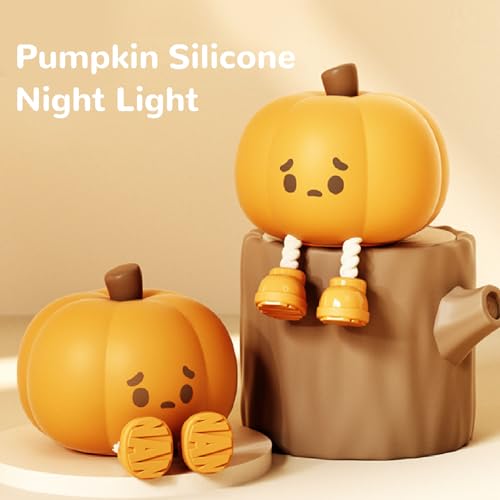 Lámpara de Noche de Silicona Calabaza Ajustable miniatura 7