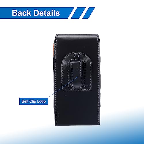 Sourcing map Custodia da cintura per telefono