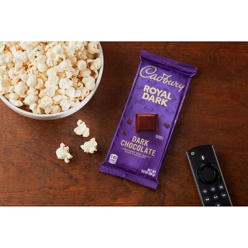 Image of Cadbury, Dark Chocolate Candy Bar, 3.5 Ounce, 14 Count