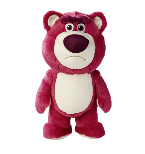 Simba Toys - Disney Pixar Flufflets Lotso Peluche (25 cm) - Oso de Peluche Suave de Toy Story 3 - Juguete de Peluche detallado para coleccionar y abrazar, para niños a Partir de 0 años
