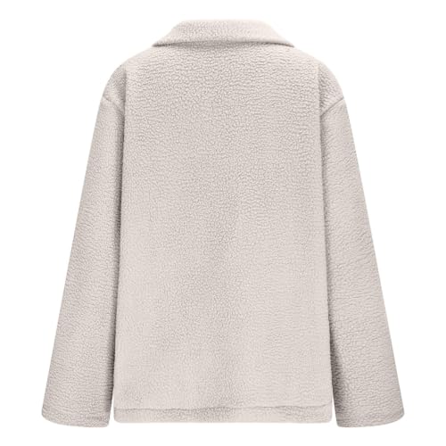 Sherpa Fleece Jacket Women Casual Faux Shearling Oversized Jacket - image 6