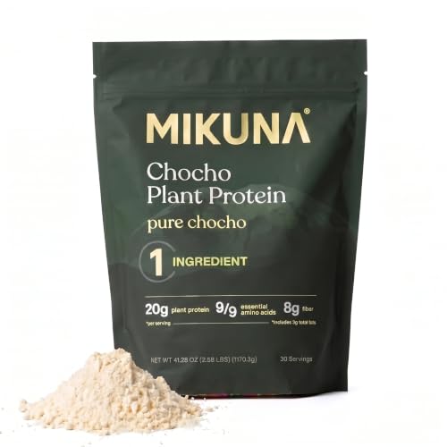 Image of Mikuna Pure Chocho Plant Protein Powder, Unflavored - 1 Ingredient, 20g Protein - Third-Party Tested, Vegan, Lectin Free - 30 Servings (Bulk)