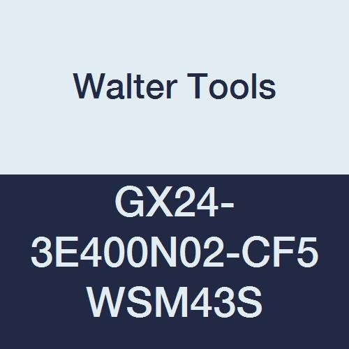GX24-3E400N02-CF5 WSM43S Carbide Tiger-Tec Grooving Indexable Turning Insert, 0.008" Corner Radius (Pack of 10)