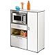 Demeyere Buzz Küchenschrank, Spanplatte und Melamin, Weiss, 90 x 112 x 40 cm, Weiß